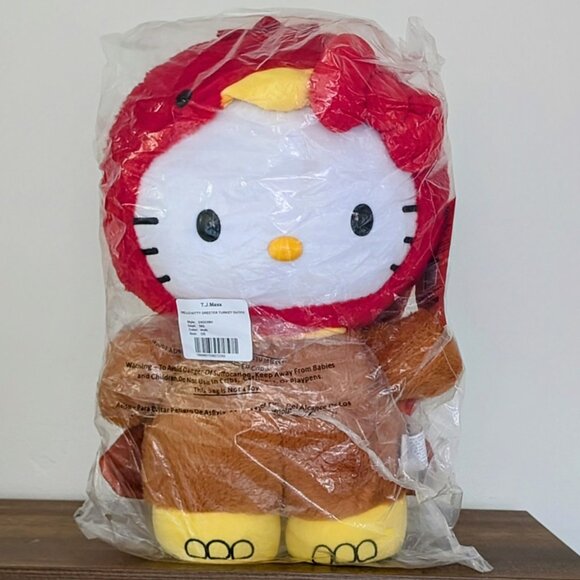 New 2024 Hello Kitty 18” Harvest Greeter Thanksgiving Turkey 🦃 - Picture 2 of 8